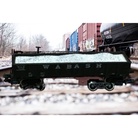 NSCALE TRAIN ATLAS WABASH READING GONDOLAS - Picture 1 of 11